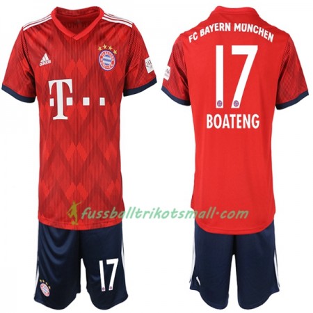 Fußballtrikots FC Bayern München Boateng 17 Kinder 2018-2019 Kurzarm Heimtrikotsatz kaufen